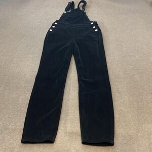 3x1 NYC Overalls Womens Small Black Denim Adjustable Straps Made USA WHHS00739